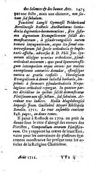 Mémoires pour l'histoire des sciences & des beaux-arts recüeillies par l'ordre de Son Altesse Serenissime Monseigneur Prince souverain de Dombes