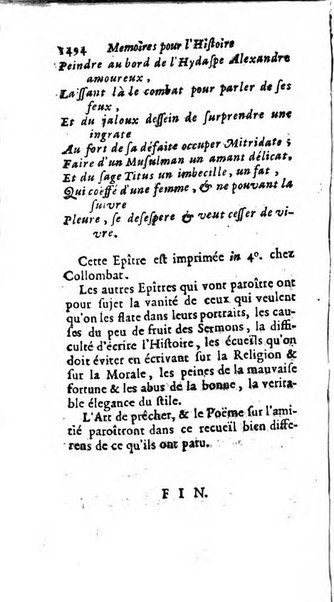 Mémoires pour l'histoire des sciences & des beaux-arts recüeillies par l'ordre de Son Altesse Serenissime Monseigneur Prince souverain de Dombes