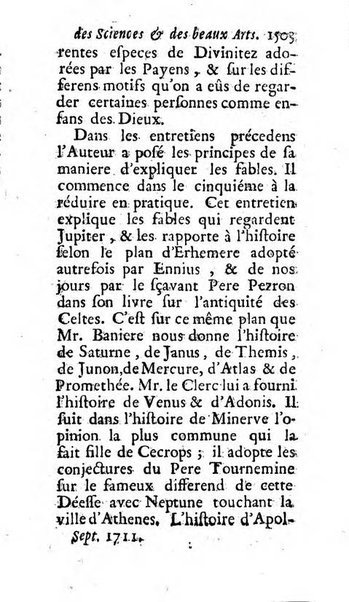 Mémoires pour l'histoire des sciences & des beaux-arts recüeillies par l'ordre de Son Altesse Serenissime Monseigneur Prince souverain de Dombes