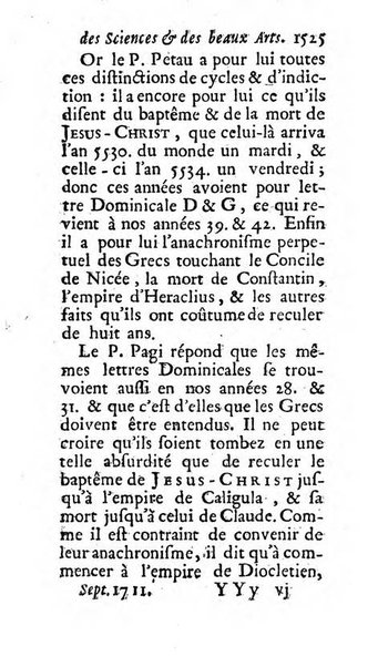 Mémoires pour l'histoire des sciences & des beaux-arts recüeillies par l'ordre de Son Altesse Serenissime Monseigneur Prince souverain de Dombes