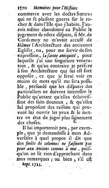 Mémoires pour l'histoire des sciences & des beaux-arts recüeillies par l'ordre de Son Altesse Serenissime Monseigneur Prince souverain de Dombes