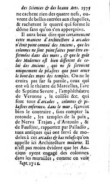 Mémoires pour l'histoire des sciences & des beaux-arts recüeillies par l'ordre de Son Altesse Serenissime Monseigneur Prince souverain de Dombes