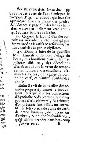 Mémoires pour l'histoire des sciences & des beaux-arts recüeillies par l'ordre de Son Altesse Serenissime Monseigneur Prince souverain de Dombes