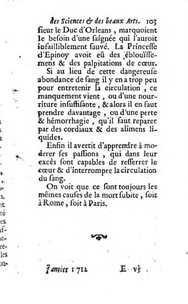 Mémoires pour l'histoire des sciences & des beaux-arts recüeillies par l'ordre de Son Altesse Serenissime Monseigneur Prince souverain de Dombes