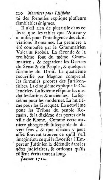 Mémoires pour l'histoire des sciences & des beaux-arts recüeillies par l'ordre de Son Altesse Serenissime Monseigneur Prince souverain de Dombes