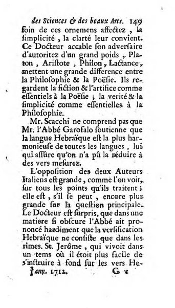 Mémoires pour l'histoire des sciences & des beaux-arts recüeillies par l'ordre de Son Altesse Serenissime Monseigneur Prince souverain de Dombes