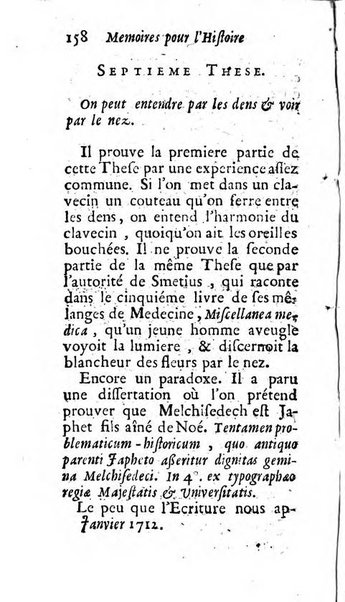 Mémoires pour l'histoire des sciences & des beaux-arts recüeillies par l'ordre de Son Altesse Serenissime Monseigneur Prince souverain de Dombes