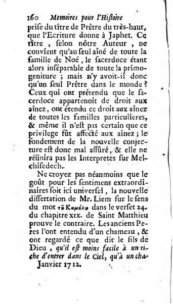 Mémoires pour l'histoire des sciences & des beaux-arts recüeillies par l'ordre de Son Altesse Serenissime Monseigneur Prince souverain de Dombes