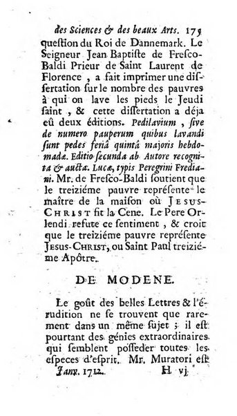 Mémoires pour l'histoire des sciences & des beaux-arts recüeillies par l'ordre de Son Altesse Serenissime Monseigneur Prince souverain de Dombes