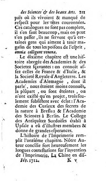 Mémoires pour l'histoire des sciences & des beaux-arts recüeillies par l'ordre de Son Altesse Serenissime Monseigneur Prince souverain de Dombes