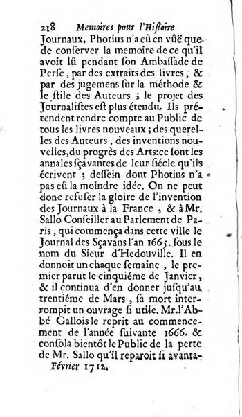 Mémoires pour l'histoire des sciences & des beaux-arts recüeillies par l'ordre de Son Altesse Serenissime Monseigneur Prince souverain de Dombes