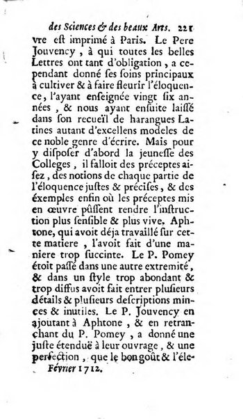 Mémoires pour l'histoire des sciences & des beaux-arts recüeillies par l'ordre de Son Altesse Serenissime Monseigneur Prince souverain de Dombes