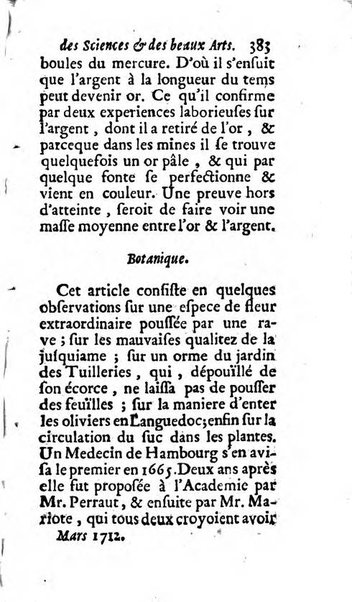 Mémoires pour l'histoire des sciences & des beaux-arts recüeillies par l'ordre de Son Altesse Serenissime Monseigneur Prince souverain de Dombes