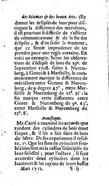 Mémoires pour l'histoire des sciences & des beaux-arts recüeillies par l'ordre de Son Altesse Serenissime Monseigneur Prince souverain de Dombes