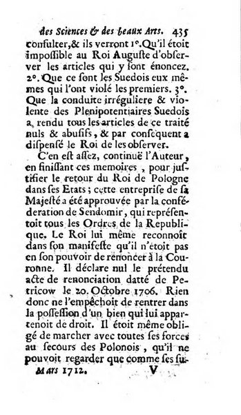 Mémoires pour l'histoire des sciences & des beaux-arts recüeillies par l'ordre de Son Altesse Serenissime Monseigneur Prince souverain de Dombes