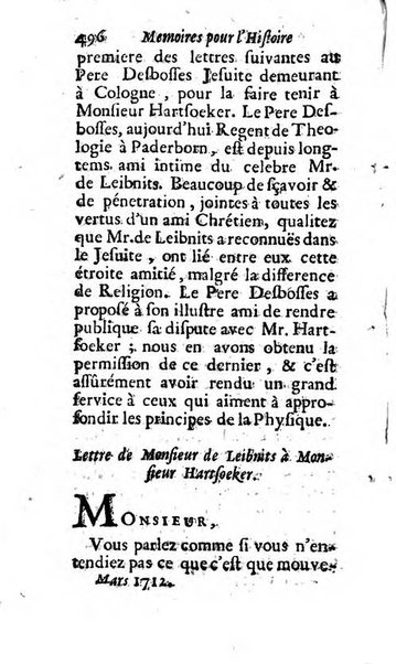 Mémoires pour l'histoire des sciences & des beaux-arts recüeillies par l'ordre de Son Altesse Serenissime Monseigneur Prince souverain de Dombes