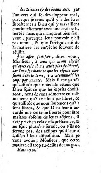 Mémoires pour l'histoire des sciences & des beaux-arts recüeillies par l'ordre de Son Altesse Serenissime Monseigneur Prince souverain de Dombes