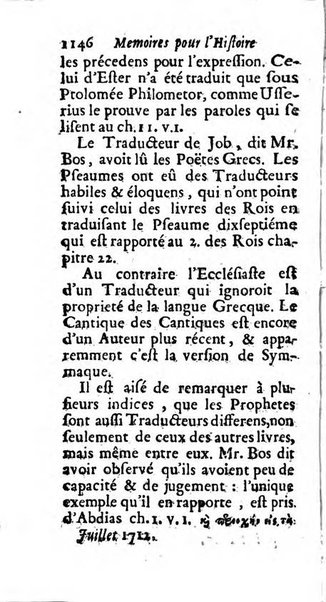 Mémoires pour l'histoire des sciences & des beaux-arts recüeillies par l'ordre de Son Altesse Serenissime Monseigneur Prince souverain de Dombes