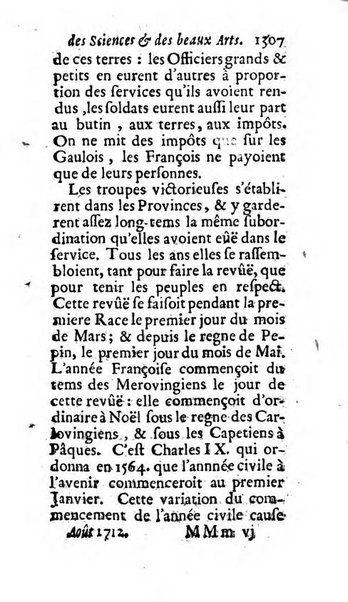 Mémoires pour l'histoire des sciences & des beaux-arts recüeillies par l'ordre de Son Altesse Serenissime Monseigneur Prince souverain de Dombes