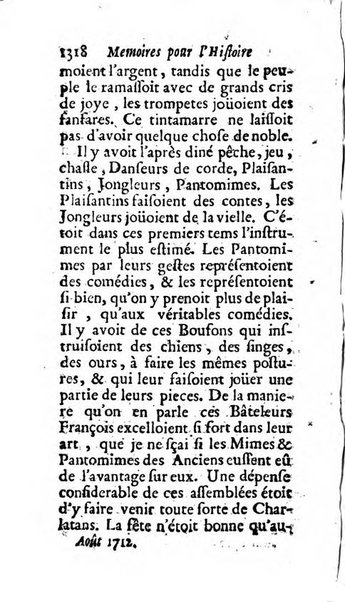 Mémoires pour l'histoire des sciences & des beaux-arts recüeillies par l'ordre de Son Altesse Serenissime Monseigneur Prince souverain de Dombes