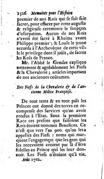 Mémoires pour l'histoire des sciences & des beaux-arts recüeillies par l'ordre de Son Altesse Serenissime Monseigneur Prince souverain de Dombes