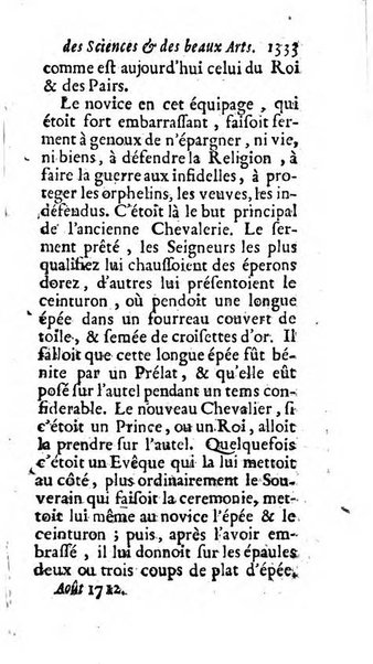 Mémoires pour l'histoire des sciences & des beaux-arts recüeillies par l'ordre de Son Altesse Serenissime Monseigneur Prince souverain de Dombes