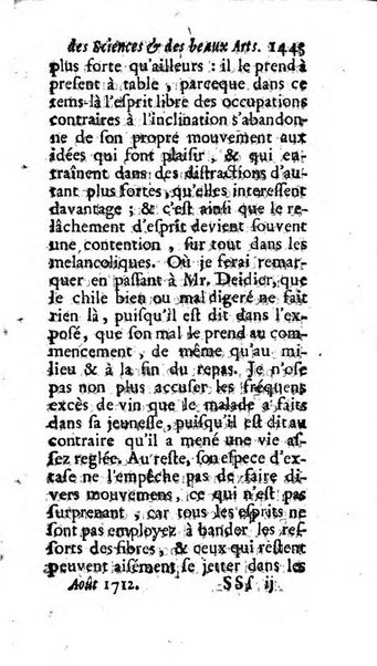 Mémoires pour l'histoire des sciences & des beaux-arts recüeillies par l'ordre de Son Altesse Serenissime Monseigneur Prince souverain de Dombes