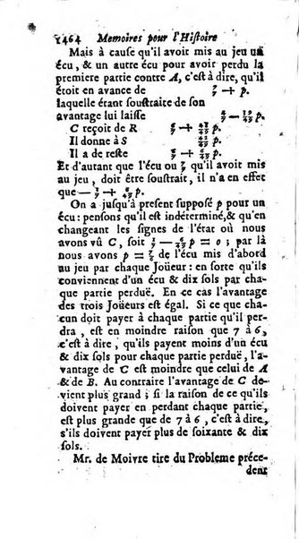 Mémoires pour l'histoire des sciences & des beaux-arts recüeillies par l'ordre de Son Altesse Serenissime Monseigneur Prince souverain de Dombes