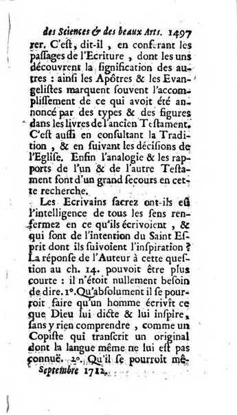 Mémoires pour l'histoire des sciences & des beaux-arts recüeillies par l'ordre de Son Altesse Serenissime Monseigneur Prince souverain de Dombes