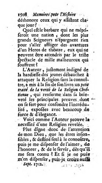 Mémoires pour l'histoire des sciences & des beaux-arts recüeillies par l'ordre de Son Altesse Serenissime Monseigneur Prince souverain de Dombes