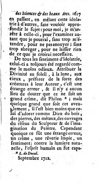 Mémoires pour l'histoire des sciences & des beaux-arts recüeillies par l'ordre de Son Altesse Serenissime Monseigneur Prince souverain de Dombes