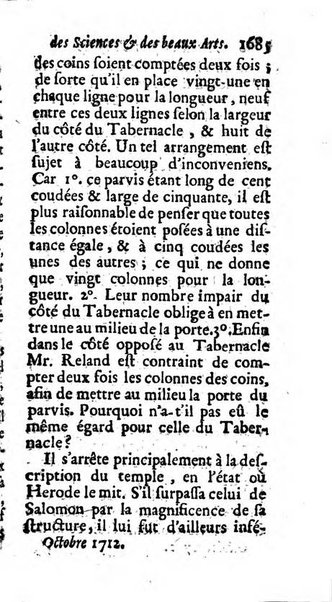 Mémoires pour l'histoire des sciences & des beaux-arts recüeillies par l'ordre de Son Altesse Serenissime Monseigneur Prince souverain de Dombes