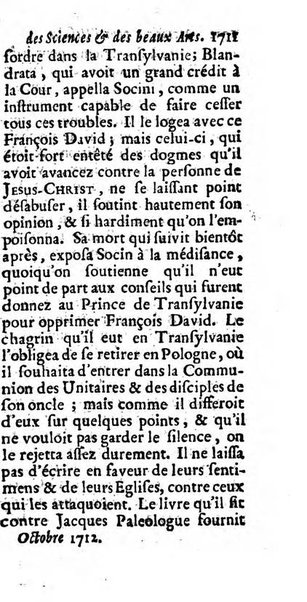 Mémoires pour l'histoire des sciences & des beaux-arts recüeillies par l'ordre de Son Altesse Serenissime Monseigneur Prince souverain de Dombes