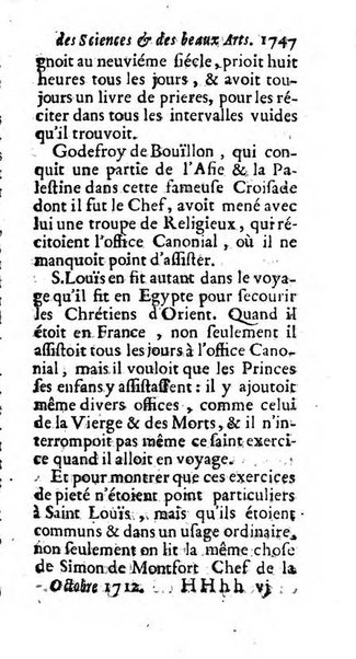 Mémoires pour l'histoire des sciences & des beaux-arts recüeillies par l'ordre de Son Altesse Serenissime Monseigneur Prince souverain de Dombes