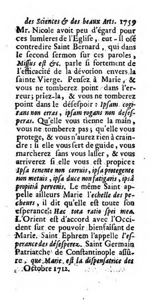 Mémoires pour l'histoire des sciences & des beaux-arts recüeillies par l'ordre de Son Altesse Serenissime Monseigneur Prince souverain de Dombes