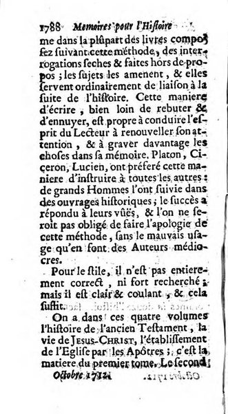 Mémoires pour l'histoire des sciences & des beaux-arts recüeillies par l'ordre de Son Altesse Serenissime Monseigneur Prince souverain de Dombes