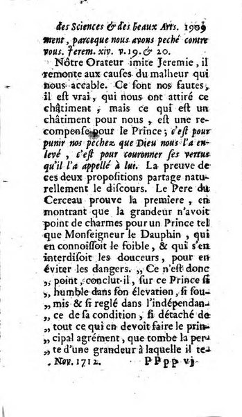 Mémoires pour l'histoire des sciences & des beaux-arts recüeillies par l'ordre de Son Altesse Serenissime Monseigneur Prince souverain de Dombes