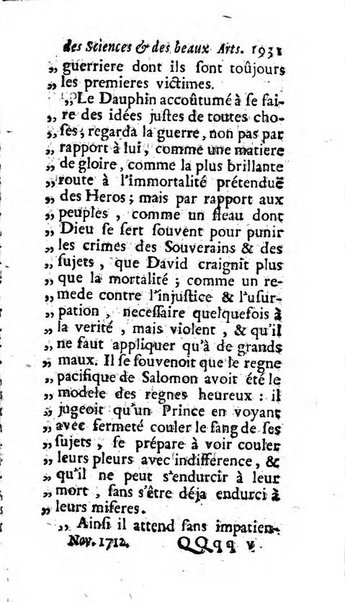 Mémoires pour l'histoire des sciences & des beaux-arts recüeillies par l'ordre de Son Altesse Serenissime Monseigneur Prince souverain de Dombes