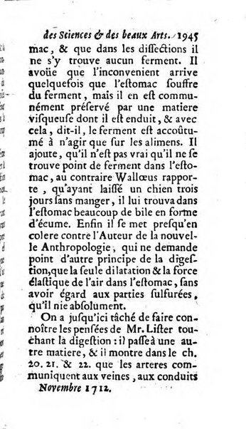 Mémoires pour l'histoire des sciences & des beaux-arts recüeillies par l'ordre de Son Altesse Serenissime Monseigneur Prince souverain de Dombes