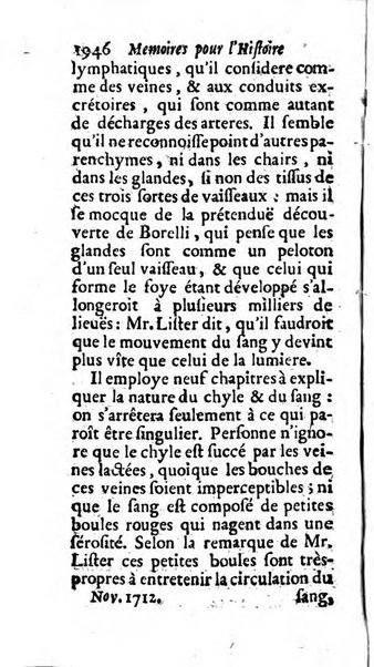 Mémoires pour l'histoire des sciences & des beaux-arts recüeillies par l'ordre de Son Altesse Serenissime Monseigneur Prince souverain de Dombes