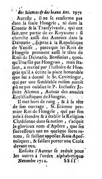 Mémoires pour l'histoire des sciences & des beaux-arts recüeillies par l'ordre de Son Altesse Serenissime Monseigneur Prince souverain de Dombes