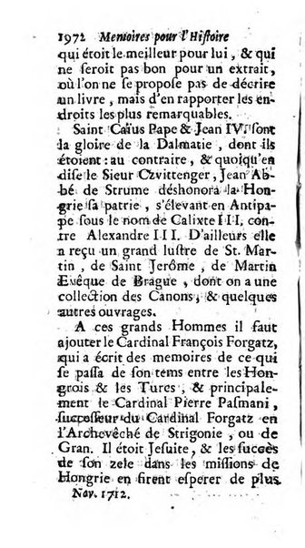 Mémoires pour l'histoire des sciences & des beaux-arts recüeillies par l'ordre de Son Altesse Serenissime Monseigneur Prince souverain de Dombes