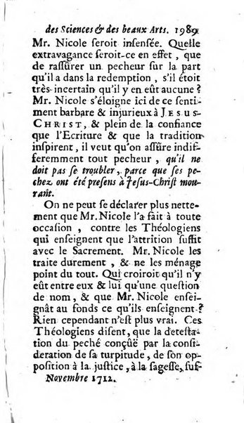 Mémoires pour l'histoire des sciences & des beaux-arts recüeillies par l'ordre de Son Altesse Serenissime Monseigneur Prince souverain de Dombes