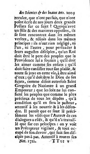 Mémoires pour l'histoire des sciences & des beaux-arts recüeillies par l'ordre de Son Altesse Serenissime Monseigneur Prince souverain de Dombes