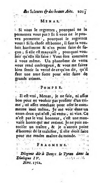 Mémoires pour l'histoire des sciences & des beaux-arts recüeillies par l'ordre de Son Altesse Serenissime Monseigneur Prince souverain de Dombes