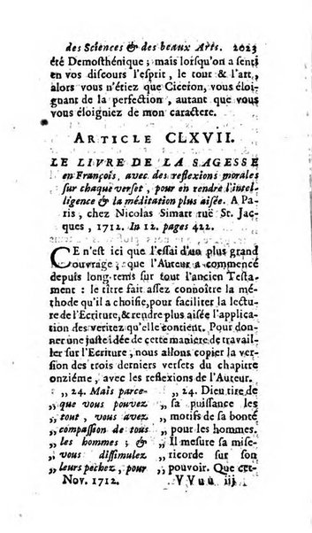 Mémoires pour l'histoire des sciences & des beaux-arts recüeillies par l'ordre de Son Altesse Serenissime Monseigneur Prince souverain de Dombes