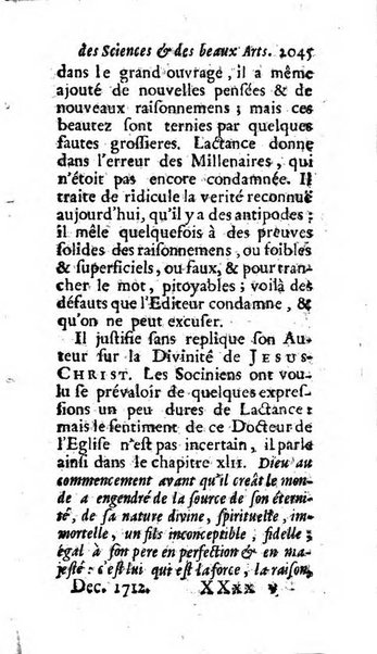 Mémoires pour l'histoire des sciences & des beaux-arts recüeillies par l'ordre de Son Altesse Serenissime Monseigneur Prince souverain de Dombes