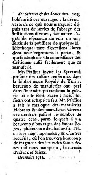 Mémoires pour l'histoire des sciences & des beaux-arts recüeillies par l'ordre de Son Altesse Serenissime Monseigneur Prince souverain de Dombes