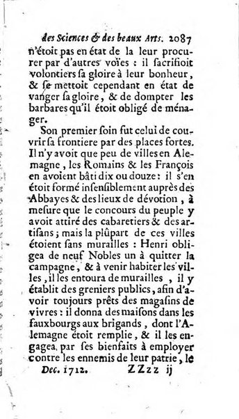 Mémoires pour l'histoire des sciences & des beaux-arts recüeillies par l'ordre de Son Altesse Serenissime Monseigneur Prince souverain de Dombes