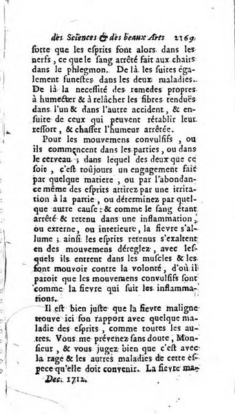 Mémoires pour l'histoire des sciences & des beaux-arts recüeillies par l'ordre de Son Altesse Serenissime Monseigneur Prince souverain de Dombes